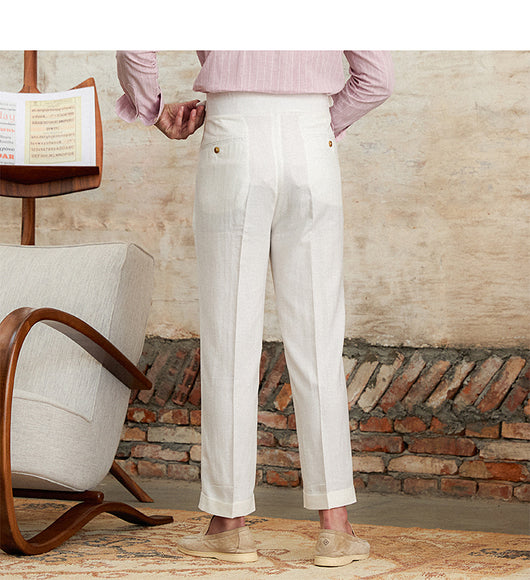 Pantalón Recto de Talle Alto en Tencel Algodón - Cómodo y Transpirable - Image 16