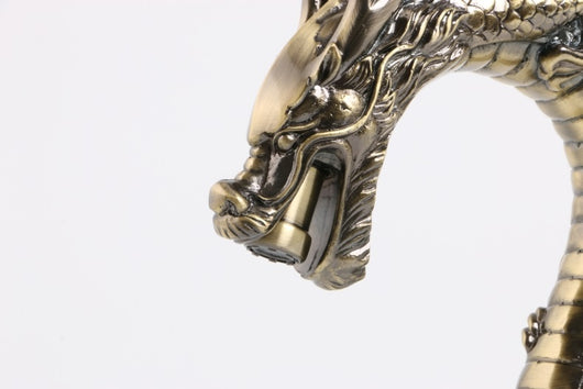 Llave Decorativa Dragón Doble en Cobre Retro - Image 7