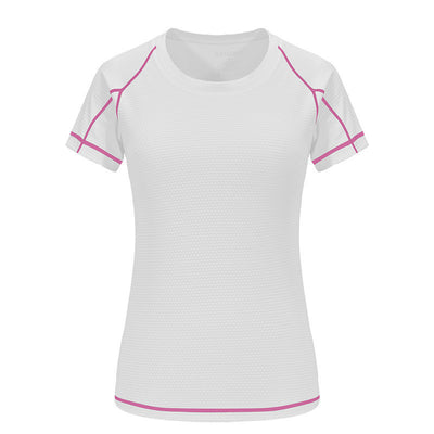 Camiseta Manga Corta de Seda para Hombre - Secado Rápido Cuello Redondo - Image 21