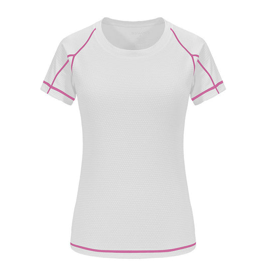 Camiseta Manga Corta de Seda para Hombre - Secado Rápido Cuello Redondo - Image 21
