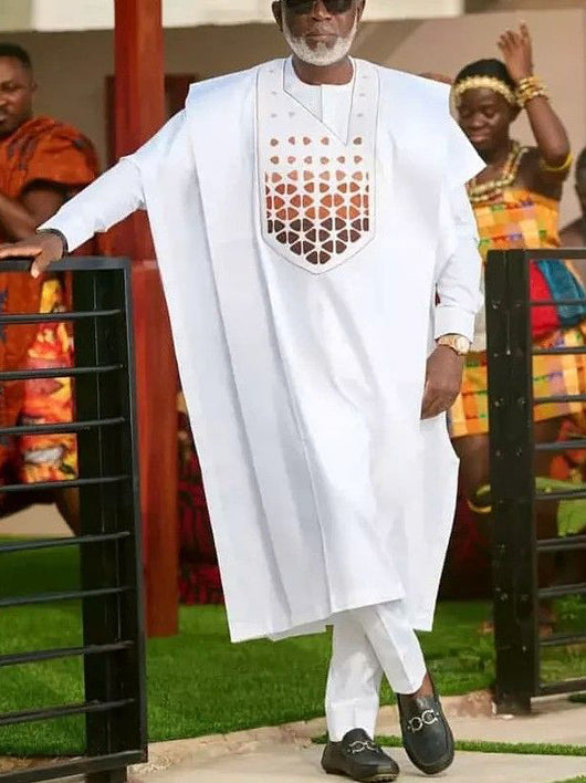 Traje Casual Hombre Estampado Étnico Africano - Image 6