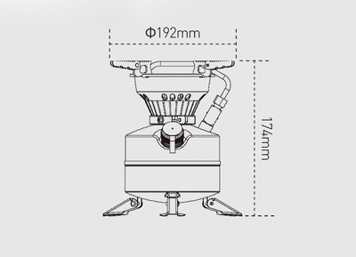 Estufa Portátil de Gasolina para Camping y Montaña - Image 6