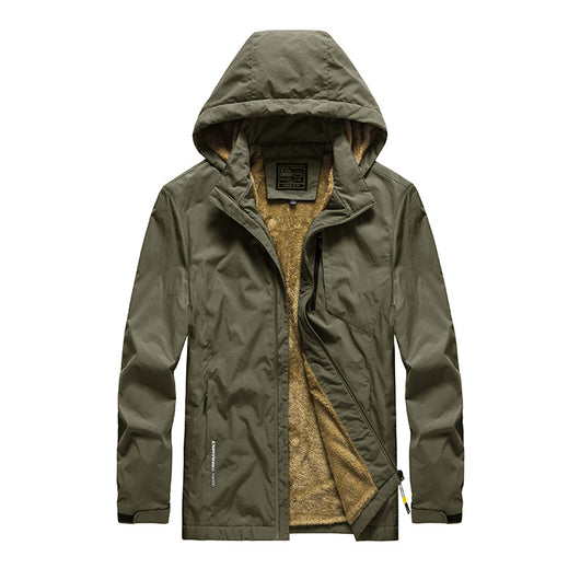 Chaqueta Polar Gruesa para Hombre - Abrigo Casual Moderno Talla Grande - Image 10