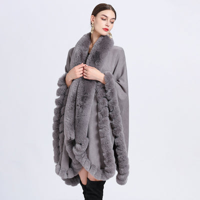 Cardigan Oversized con Cuello de Conejo - Abrigo Tejido Irregular Holgado - Image 5