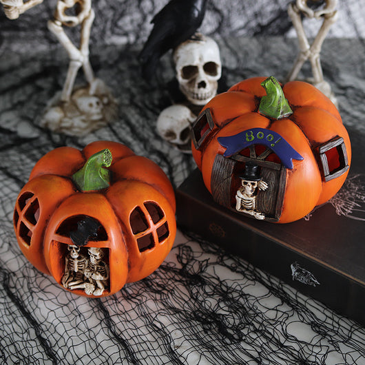 Luz LED Decorativa Calavera y Fantasma - Adorno Halloween para Mesa - Image 6
