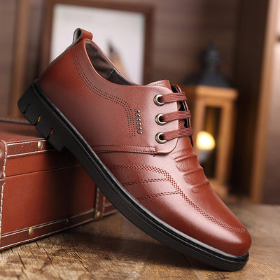 Zapatos Formales de Cuero para Hombre - Elegancia Transpirable para Negocios - Image 6