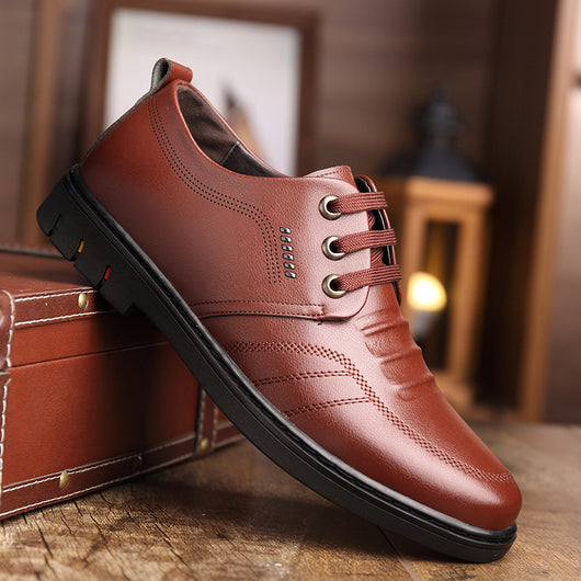 Zapatos Formales de Cuero para Hombre - Elegancia Transpirable para Negocios - Image 6