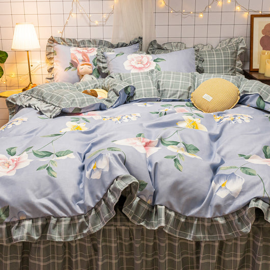 Juego de Cama Estilo Jardín Americano con Girasoles - Image 3