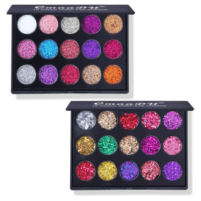 Paleta de Sombras de Ojos Diamond Sequin 15 Colores - Image 6
