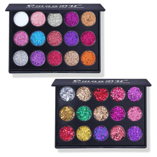 Paleta de Sombras de Ojos Diamond Sequin 15 Colores - Image 6