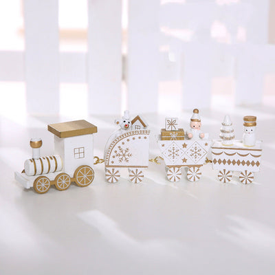 Tren Navideño de Madera - Decoración Festiva - Image 14