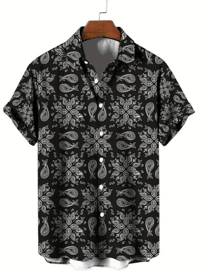 Playera Manga Corta Impresa en 3D para Hombre Verano - Image 8