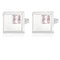 Alloy Spot Drill Fashion Men's Square Cufflinks XK1538 Rosado Alloy