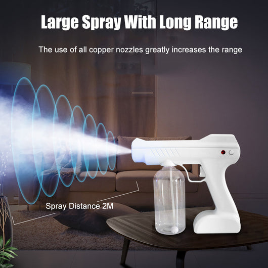 Pulverizador Desinfectante Inalámbrico Nano con Luz Azul - Image 11