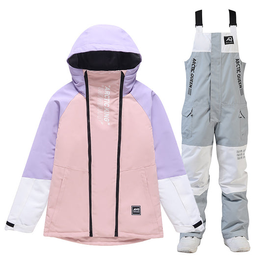 Pantalones de Esquí Impermeables para Mujer con Doble Capa Térmica - Image 15