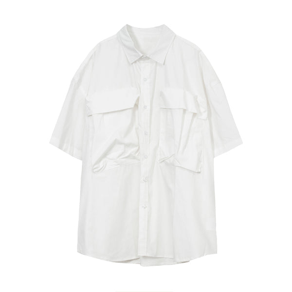 Camisa Holgada de Verano para Hombre - Estilo Retro Workwear Relajado