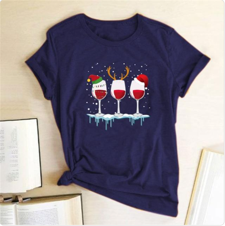 Playera Casual Estampada para Mujer Manga Corta - Image 11
