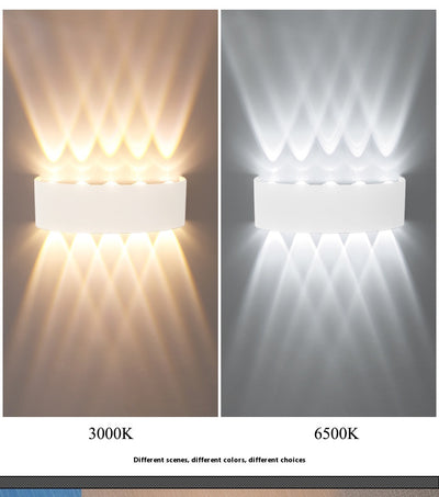 Lámpara de Pared LED Telescópica Blanca Resistente al Agua - Image 20