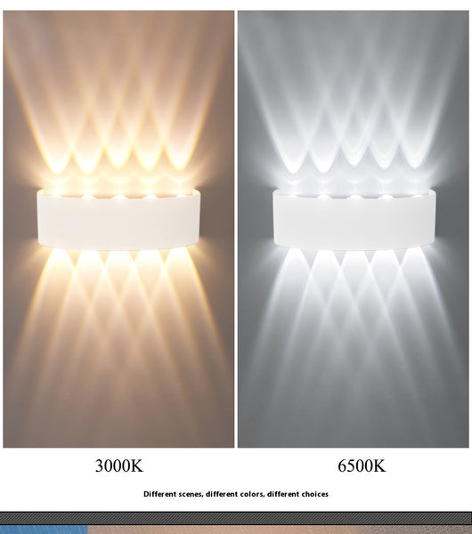 Lámpara de Pared LED Telescópica Blanca Resistente al Agua - Image 20