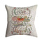 Funda de Almohada Otoño Calabaza - Diseño Festival Thanksgiving en Arpillera