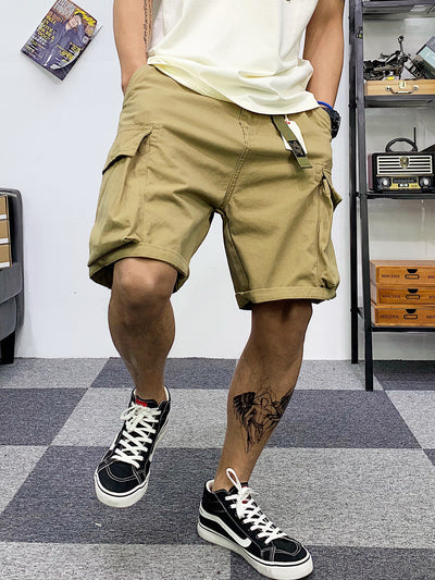 Pantalones Cortos Cargo Tácticos de Camuflaje con Múltiples Bolsillos - Image 5