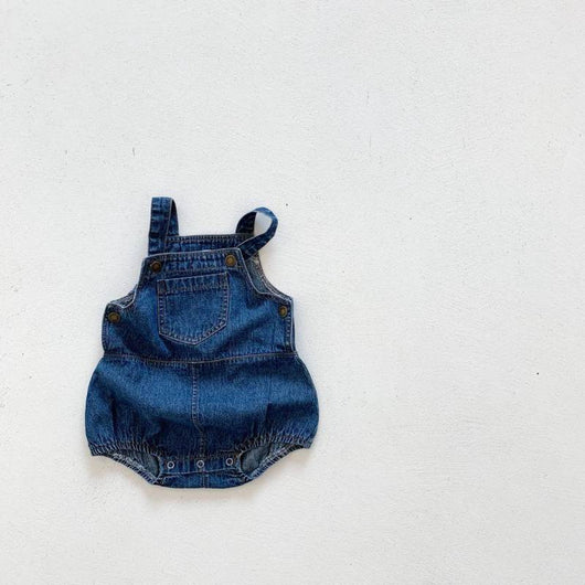 Jumpsuit Vaquero Coreano con Peto - Estilo Occidental Versátil