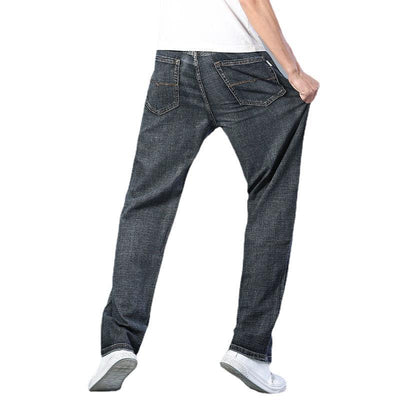 Pantalones Vaqueros Holgados de Pierna Ancha para Hombre - Corte Recto Verano - Image 2