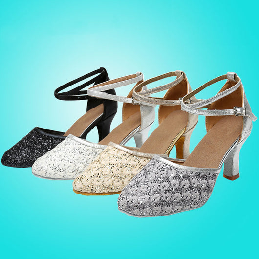 Zapatos de Baile Tacón Medio para Mujer