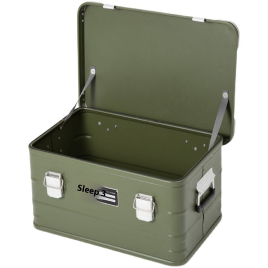 Caja de Almacenamiento Portátil de Aluminio para Camping y Vehículos - Image 7