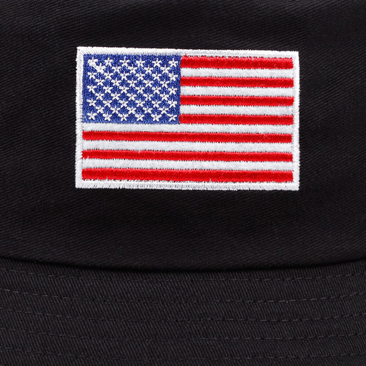 Gorra Bucket Estrellas y Rayas con Protección Solar y Bordado - Image 3