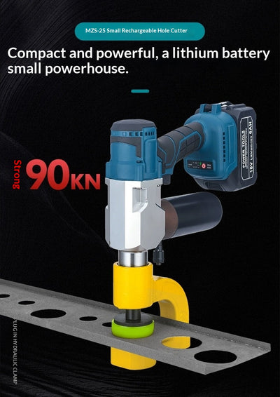 Perforadora Eléctrica Hidráulica MZS-25 con Batería de Litio Recargable - Image 6