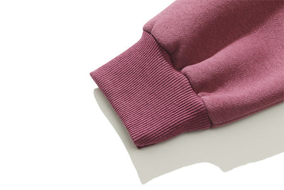 Sudadera con Cierre Estampado Calavera Burgundy - Diseño Letter Print - Image 15