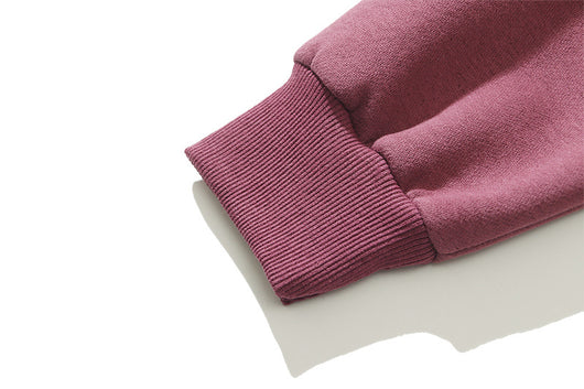 Sudadera con Cierre Estampado Calavera Burgundy - Diseño Letter Print - Image 15