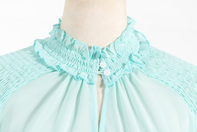Blusa de Gasa Manga Larga Suelta para Mujer - Image 5