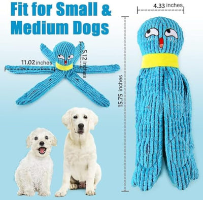 Juguete Interactivo Pulpo para Perros - Peluche con Texturas y Sonidos Crujientes - Image 4