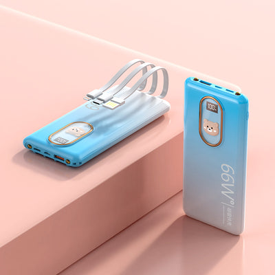 Banco de Energía 20000mAh Carga Ultra Rápida 66W con 3 Cables Incluidos - Image 19