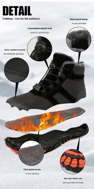 Botas de Nieve Térmicas Impermeables con Forro Polar y Suela Antideslizante - Image 15