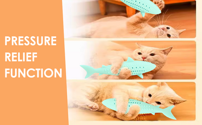 Juguete Interactivo de Silicona para Gatos - Forma de Pez con Hierba Gatera y Limpiador de Dientes - Image 15