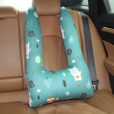 Almohada Multifuncional para Auto - Cojín Acolchado 2 en 1 con Funda Desmontable - Image 4