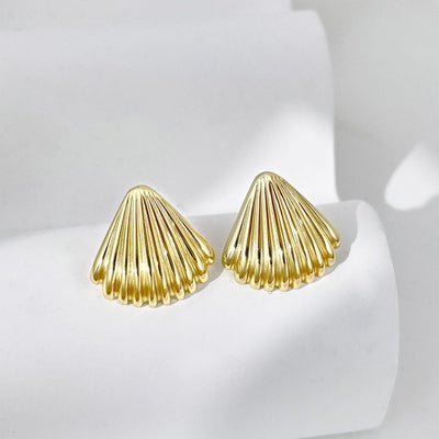 Aretes de Plata Esterlina 925 Diseño Concha para Mujer - Image 7