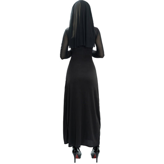 Disfraz de Monja para Halloween - Traje Religioso de Rol - Image 3