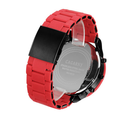 Reloj Deportivo Dual Movimiento con Banda de Acero y Goma - Image 11