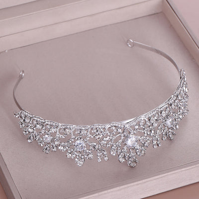 Diadema Corona Princesa con Cristales de Circón para Cumpleaños - Image 8