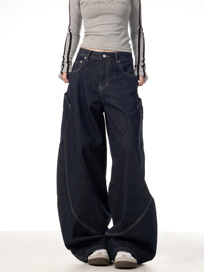 Jeans Retro Americano con Bolsillos Grandes - Image 9