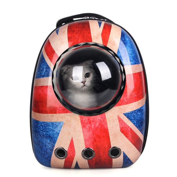 Mochila Transportadora Espacial para Mascotas - Transpirable y Portátil