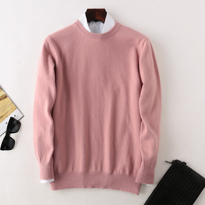 Suéter de Lana Pura Cuello Redondo - Prenda Base Casual Tejida - Image 11