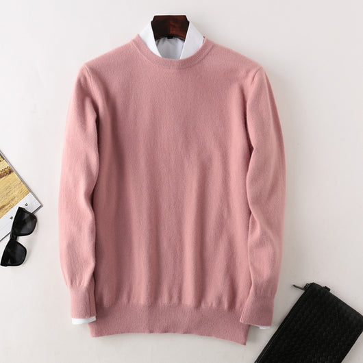 Suéter de Lana Pura Cuello Redondo - Prenda Base Casual Tejida - Image 11