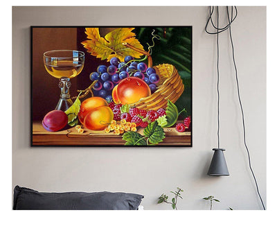 Kit Completo de Pintura de Diamantes - Frutas y Cerveza - Image 10