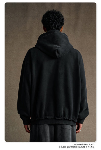 Sudadera Estilo Cardigan con Cierre y Diseño Roto - Image 13
