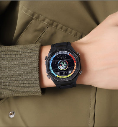 Reloj Deportivo Digital para Hombre con Brújula, Alarma y Luz Nocturna - Image 9